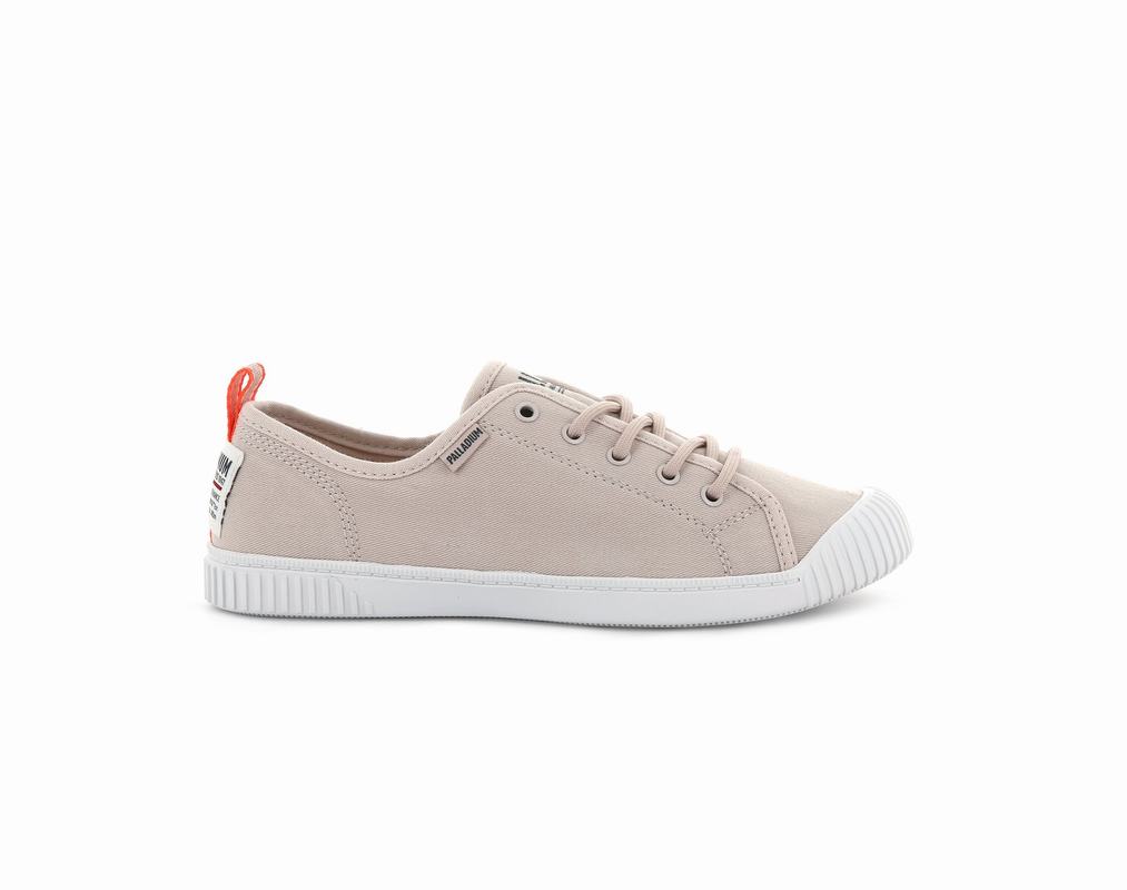 Palladium Easy Lace Platno Ženske Niske Tenisice Bež ||SY2185076||